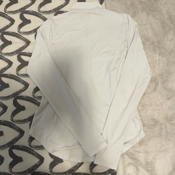 White Atheltic Zip-Up - Picture 6 of 6